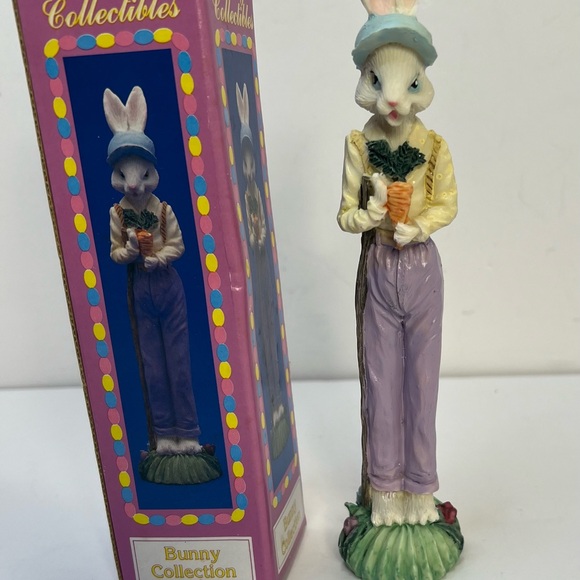 bunny collectables | Other | Vintage Pencil Bunny Rabbit Figurine With ...